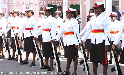 Female Bahamian Police officers