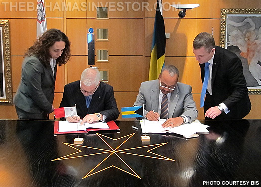 The Bahamas and Malta sign a tax information exchange agreement
