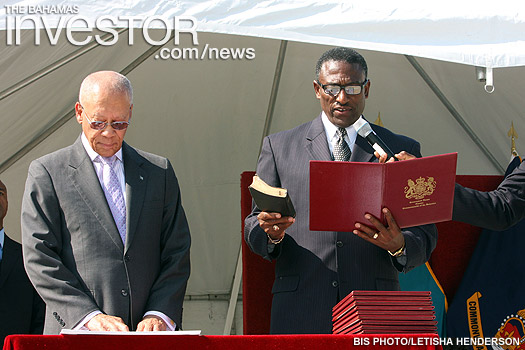 Alfred Gray sworn in as Minister of Agriculture Marine and Local Government