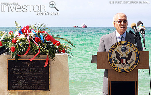 Governor General Sir Arthur Foulkes brings remarks