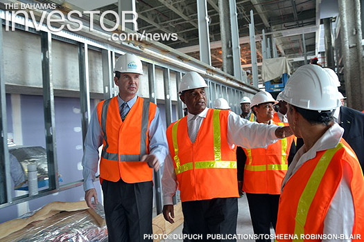 Key government ministers attending the tour