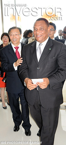 Prime Minister Perry Christie