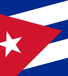 Cuban flag graphic