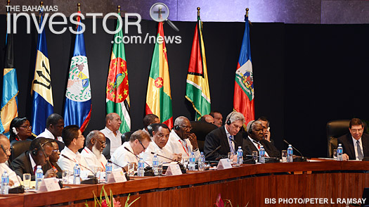 Bahamas delegation and other dignitaries