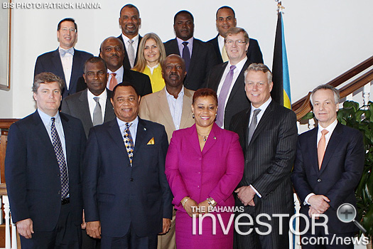 RBC Capital Markets executives paid a courtesy call on Prime Minister Perry Christie