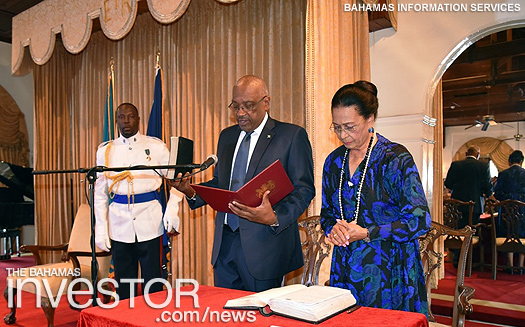 Minnis sworn in as PM