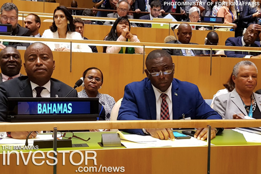 Bahamas delegation at UN Assembly