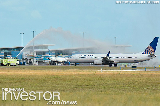 United Airlines’ Denver-Nassau inaugural flight touches down – photos